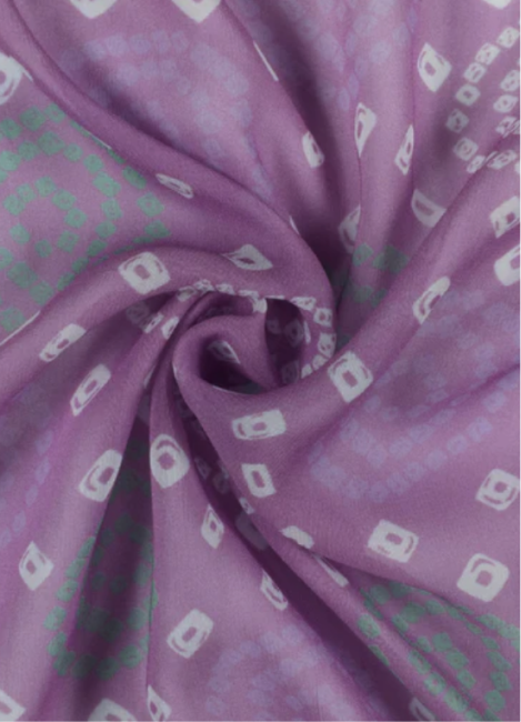 Sangria Purple & White Bandhani Print