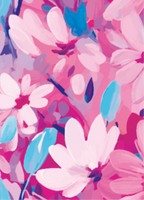 Vibrant Pink Floral Print