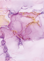 Purple and gold marble print