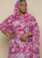 Vibrant Pink Floral Print