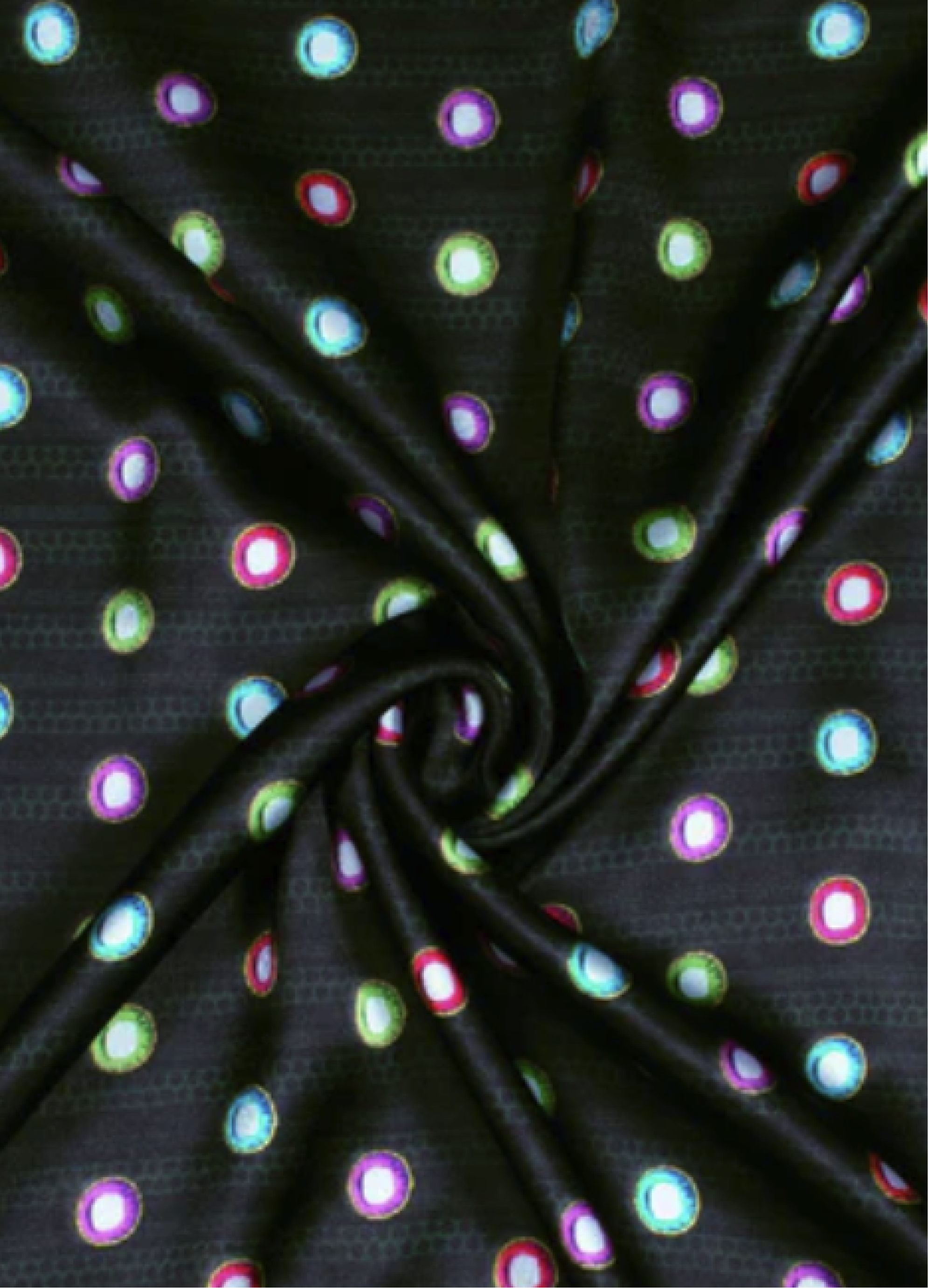 Black And Purple Gamthee Print