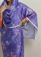 Very Peri & Blue Floral Print