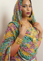 طبعة حيوانية متعددة الألوان