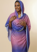 Persian Blue And Beige Bandhanii Print