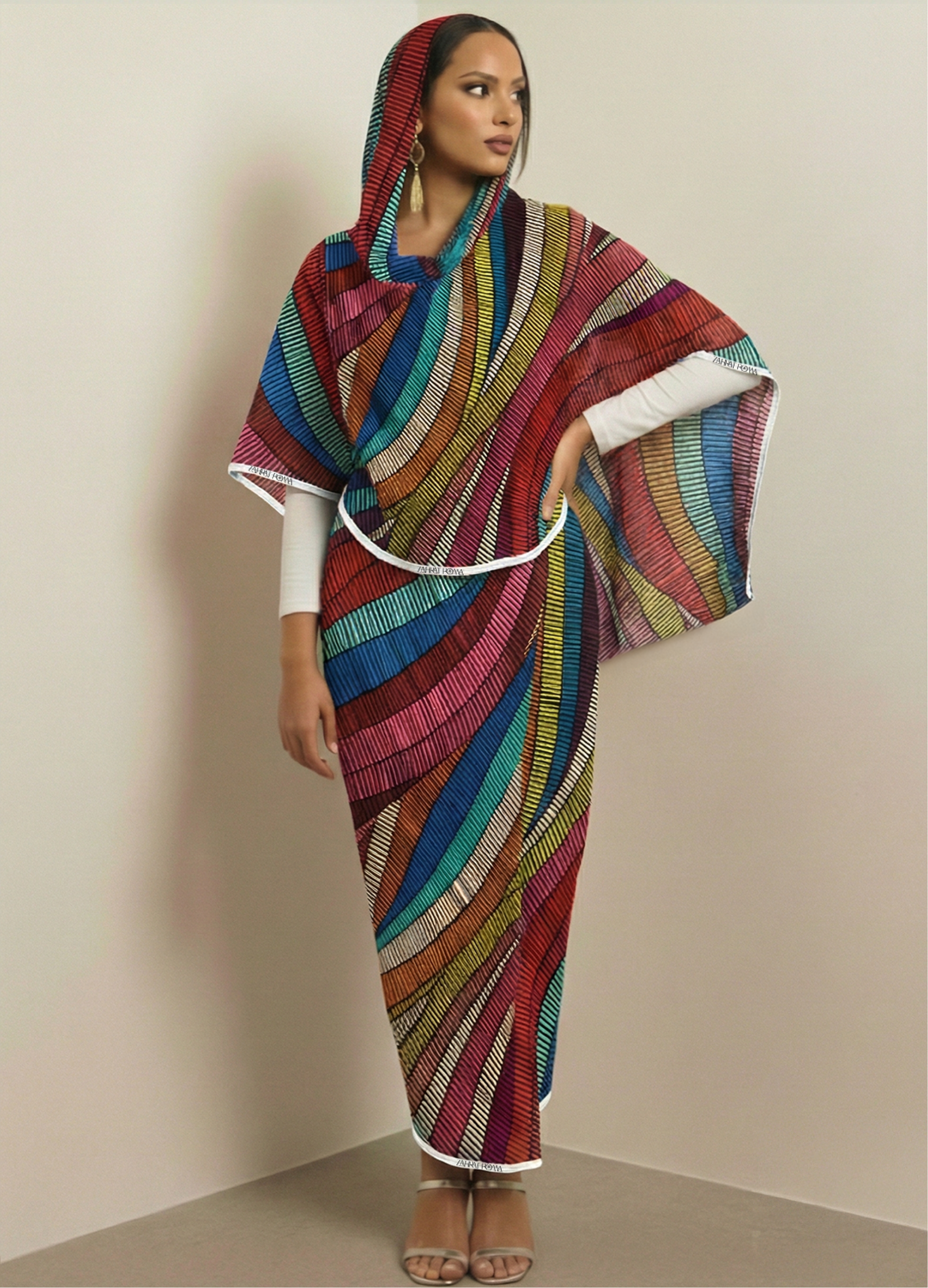 Multi-Color Abstract Print