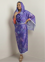 Very Peri & Blue Floral Print